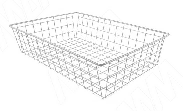 Корзина сетчатая, 120*400*400 (Металлик)