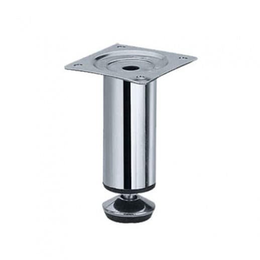 Опоры мебельная регулируемые h 100 d 30 хром