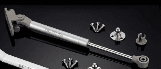 SETE Газлифт c двойным доводчиком N50, Серебро