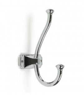 BRD K215CP.8 Крючок KARL 2-х рожковый Хром полированный (заказ)