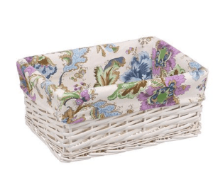 Корзина стеллажная "Василек", 400*300*200, белый SALE