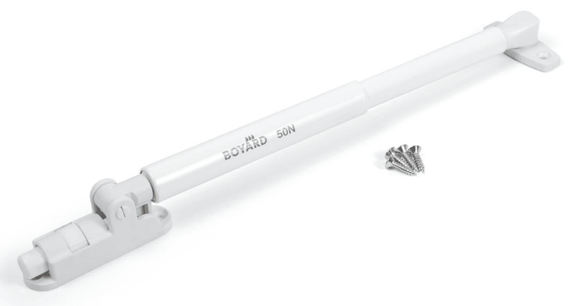 BRD GL110W/50/3 газовые лифты с фиксацией положения и амортизацией OZON Белый