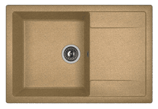 Мойка Dr. Gans Техно 760 прямоугольная с крылом терракота (заказ)